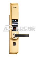 Биометрический электронный замок для двери F3150 Champagne