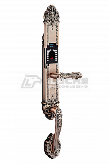 Биометрический электронный замок для двери F6160 Red Copper
